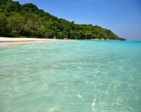 Beautiful sea at Ta chai Island. Similan Islands, Thailandの写真素材