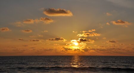 Beautiful sunset in Kata. Phuket, Thailandの写真素材