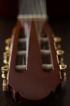 Musical instrument six-string guitar flamencoの写真素材