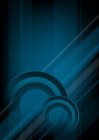 Abstract vertical blue background with circles  のイラスト素材