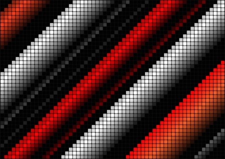 Music mosaic horizontal red background  のイラスト素材