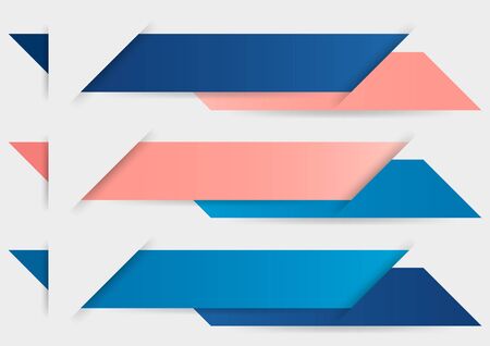 Infographic abstract templates on horizontal light background  のイラスト素材