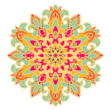 Mandala. Ethnic decorative element.のイラスト素材