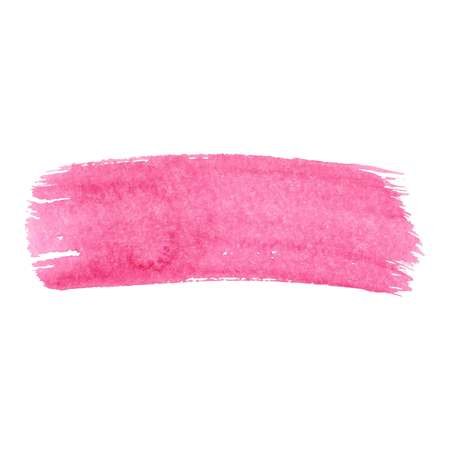 Pink abstract watercolor brush strokes painted background. Texture paper. Vector illustration.のイラスト素材