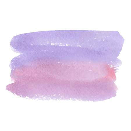 Violet abstract watercolor brush strokes painted background. Texture paper. Vector illustration.のイラスト素材