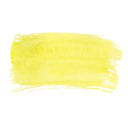 Yellow abstract watercolor brush strokes painted background. Texture paper. Vector illustration.のイラスト素材
