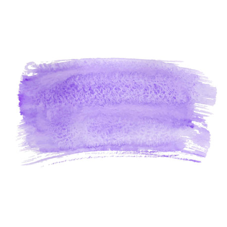 Violet abstract watercolor brush strokes painted background. Texture paper. Vector illustration.のイラスト素材