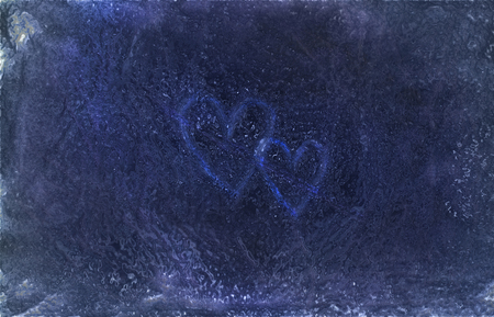Hearts on Iceの写真素材