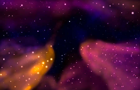 Nebula in spaceの写真素材