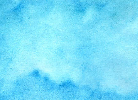 abstract blue sky in watercolorの写真素材