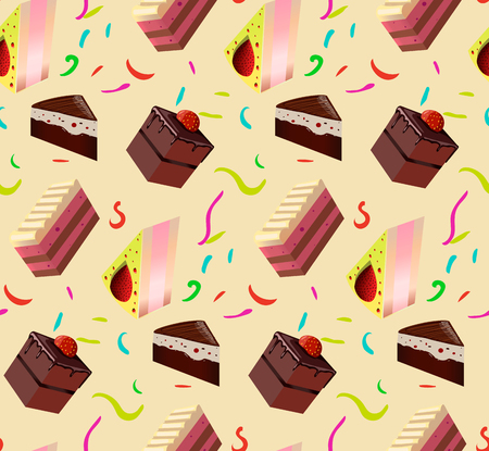 Logo, sign, style for the confectionery, bakery shop. Lettering,のイラスト素材