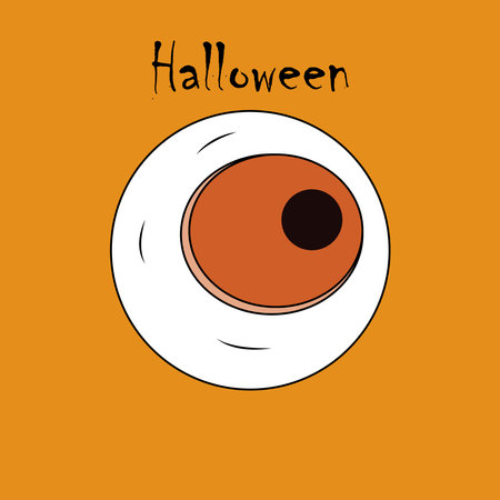 halloween greeting card, eye, eye candyのイラスト素材
