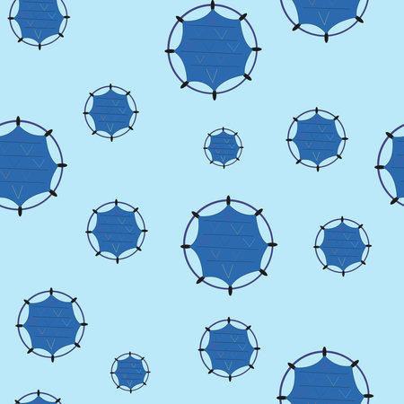 pattern indian amulet, textile ornaments with indian motifsのイラスト素材