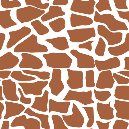 seamless pattern, animal print, giraffe print. can be used for fabrics and other designsのイラスト素材