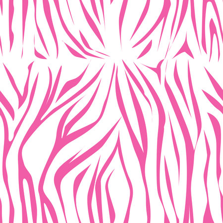 seamless pattern, animal print, zebra, pink print. can be used for fabrics and other designsのイラスト素材