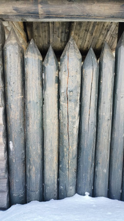 Wooden boards, fence, wooden fence, natural materials, logs, beams, gates