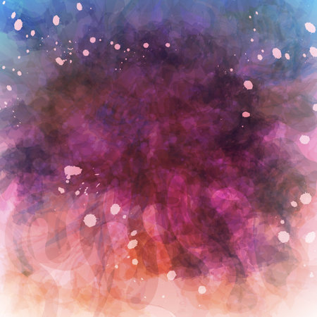 Abstract colorful grunge background. Watercolor imitation vector texture for used for wedding invitations, greeting cards, wallpaper, printing on the packaging paper, textiles.のイラスト素材