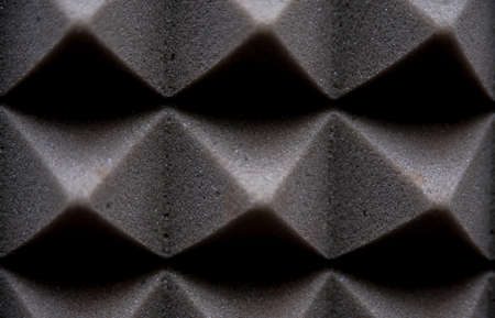 Abstract image in pyramidal shape, soundproofing in recording studiosの写真素材