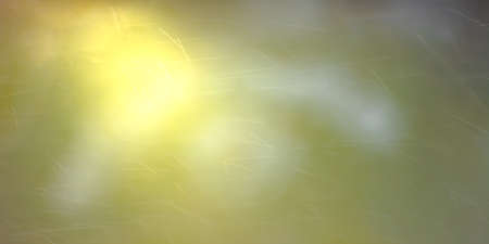 Background, abstract image of green and yellow shades, with reflections of lightの写真素材