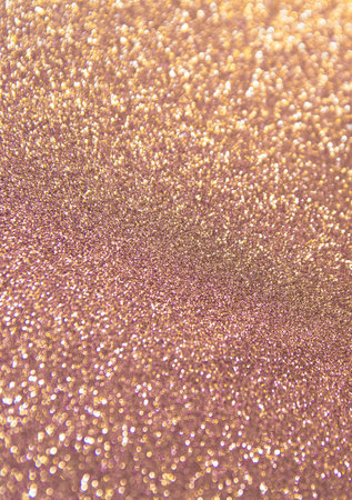 Glitter background image, bokeh and line of focus