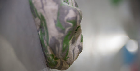stone hook on macro shooting, background texture imageの写真素材