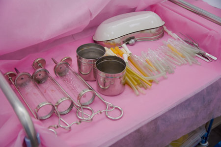 medical system for ear and nose rinsing,の写真素材
