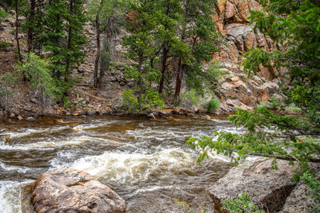 The area is popular among experienced hikers and climbers.の写真素材