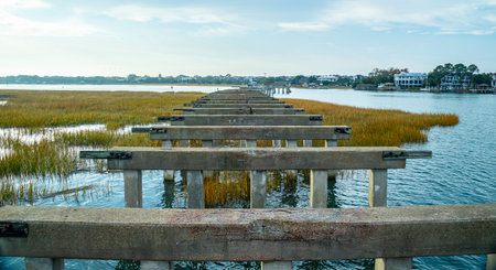 The park is popular among locals and tourists as a place to stroll.の写真素材