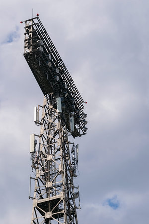 tower for lighting stadiums, sports and concert areas