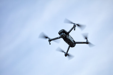 DJI Mavic 2 Pro, drone in flight. Iceland 09 09 2018