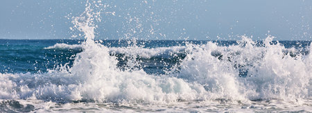 Wave. Water sports activities. Atlantic Oceanのeditorial素材