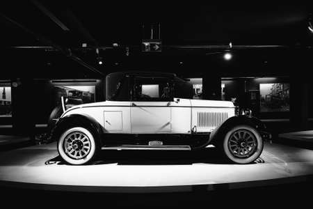 Buick Grand Master Six Coupe 1927. american vintage car. Classic Car exhibition - Heydar Aliyev Center, Baku, Azerbaijan - 26,04,2017のeditorial素材