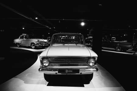 Moskvich-408. Soviet old car. Retro car. Classic Car exhibition - Heydar Aliyev Center, Baku, Azerbaijan 26,04,2017のeditorial素材