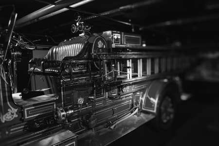 Seagrave Model 6WT (1924) Retro fire truck. Retro car. Classic Car exhibition - Heydar Aliyev Center, Baku, Azerbaijan 26,04,2017のeditorial素材