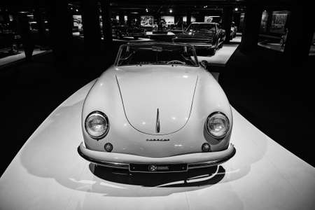 Porsche 356 Pre-A. Cabriolet. Retro car. Classic Car exhibition - Heydar Aliyev Center, Baku, Azerbaijan 26,04,2017のeditorial素材