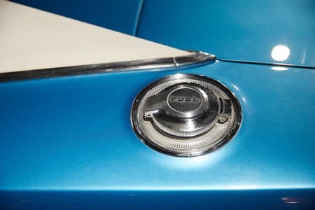 Dodge Charger 1970. muscle car from ca. American classic cars. Classic Car exhibition - Heydar Aliyev Center, Baku, Azerbaijan - 26,04,2017のeditorial素材