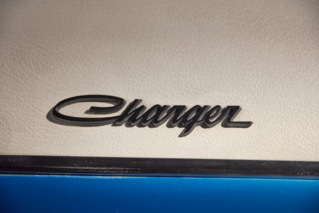 Dodge Charger 1970. muscle car from ca. American classic cars. Classic Car exhibition - Heydar...