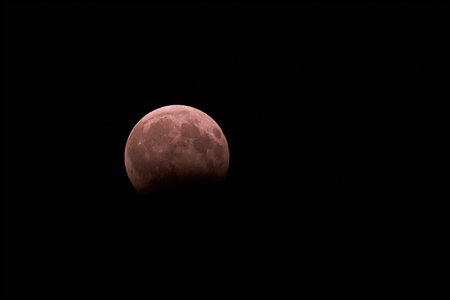 Lunar Eclipse. blood moon abstract background