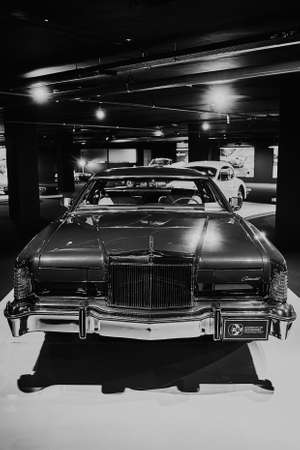 Lincoln Continental Mark IV, An American classic. Classic Car exhibition - Heydar Aliyev Center, Baku, Azerbaijan - 26,04,2017のeditorial素材