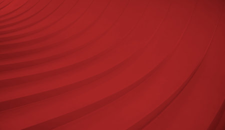 Abstract curved lines. Red geometric backgroundの写真素材