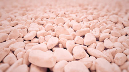 Pebbles stone background. Relaxation, meditation and calmness around us. Gentle backgroundの写真素材