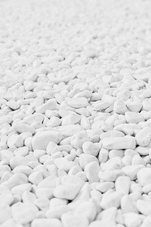 Pebbles stone background. Relaxation, meditation and calmness around us. Gentle backgroundの写真素材