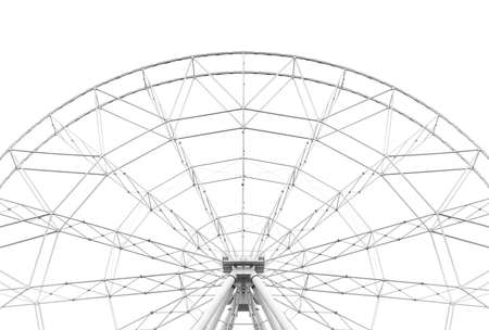 Construction of the Ferris wheelの写真素材