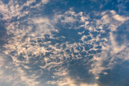 Clouds and blue skyの写真素材