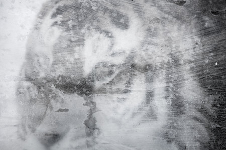 Tiger behind the glass, Tiger Reflection in glass - Abstractionの写真素材