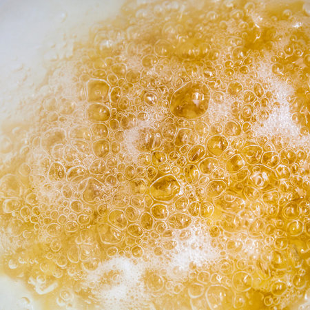 Cooking pasta in boiling water