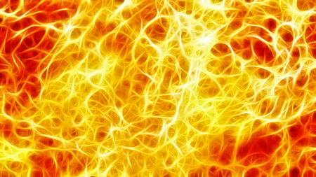 Fire flames abstract backgroundの写真素材