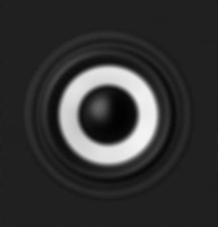 Defocusing speakerの写真素材