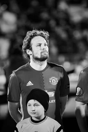 Juan Mata (Attacking midfielder) in match 1 8 finals of the Europa League between FC Rostov and Manchester United, 09 March 2017 in Rostov-on-Don, Russia.のeditorial素材