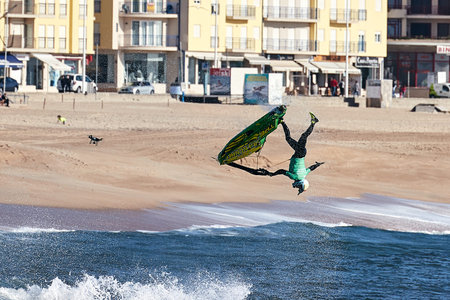 Professional jet ski riders compete at the IFWA World Tour Jet Ski Championship. Contestants perform...